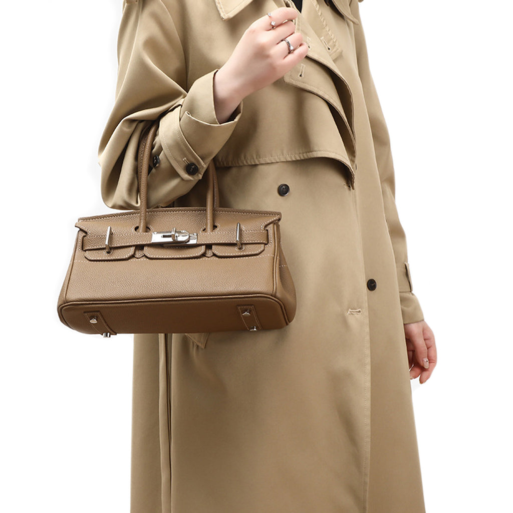 Luxury Top-Grain Leather Handbag for Women | Designer Everyday Tote