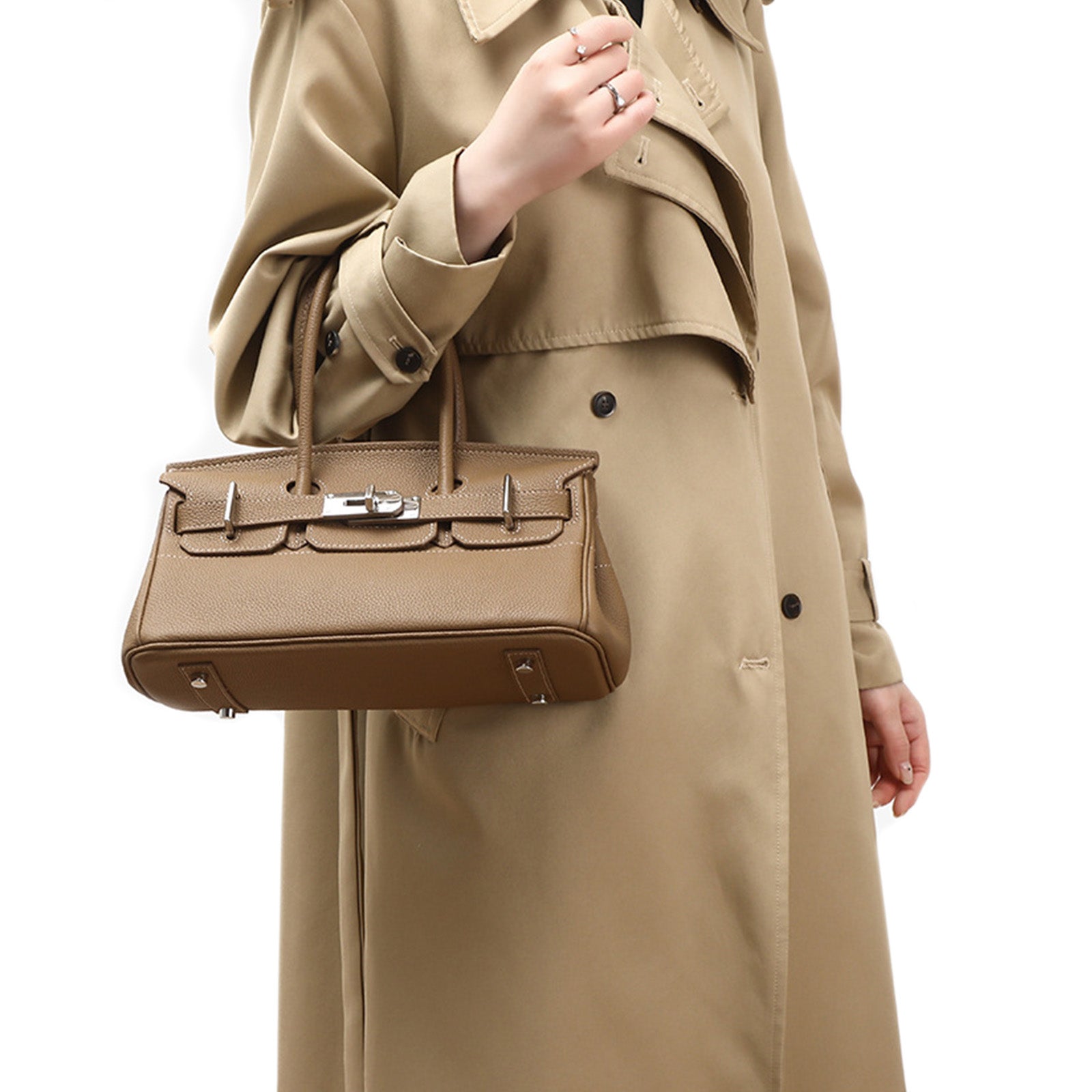 Luxury Top-Grain Leather Handbag for Women | Designer Everyday Tote