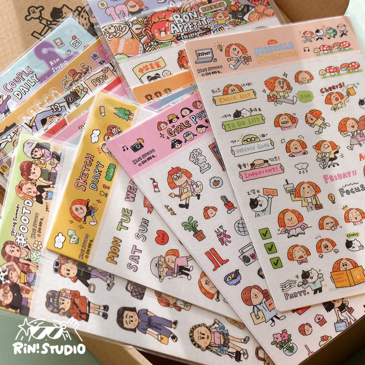 Shanghai Sticker Set — A Love Letter to Our Hometown (50 × 50 mm)