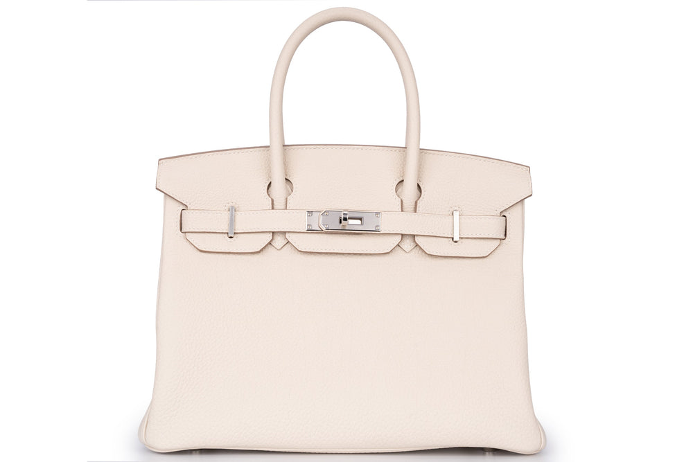 Ivory Top-Grain Leather Handbag for Women | Structured Designer Tote