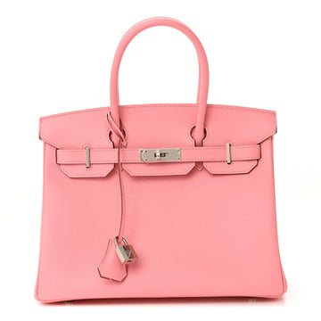 Pink Luxury Leather Handbag for Women | Pre-Owned Refined Tote