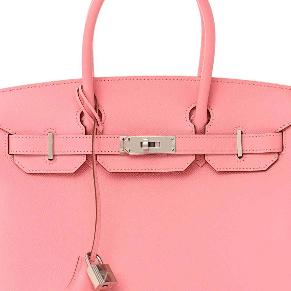 Pink Luxury Leather Handbag for Women | Pre-Owned Refined Tote
