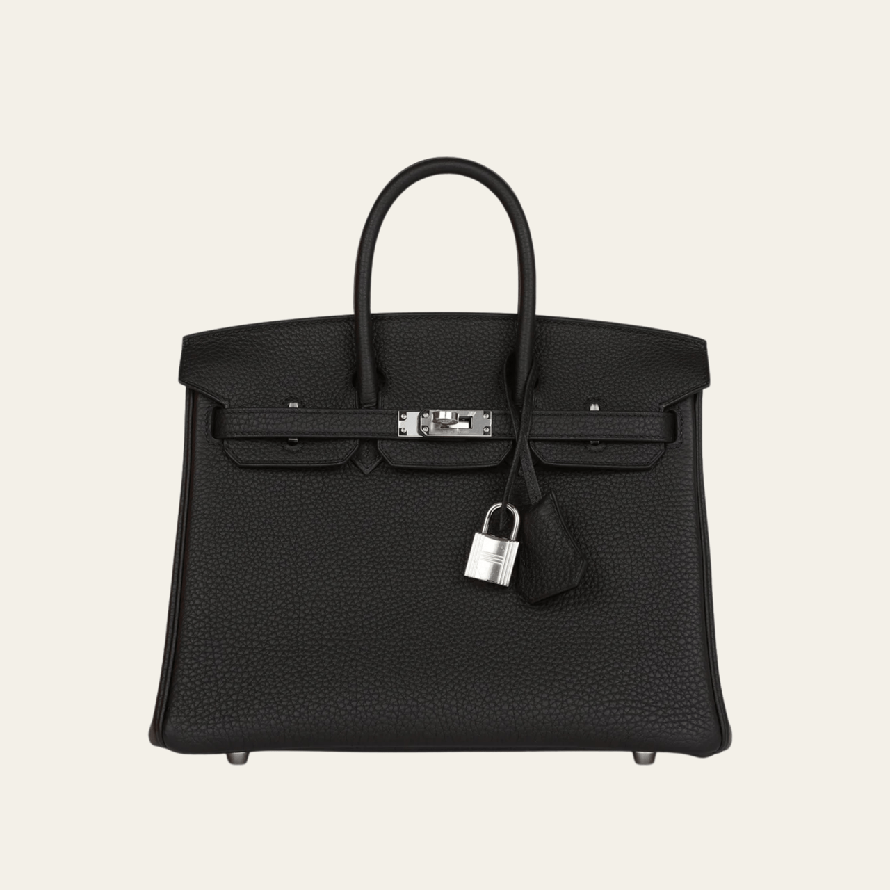 Black Leather Handbag for Women | Timeless Structured Tote