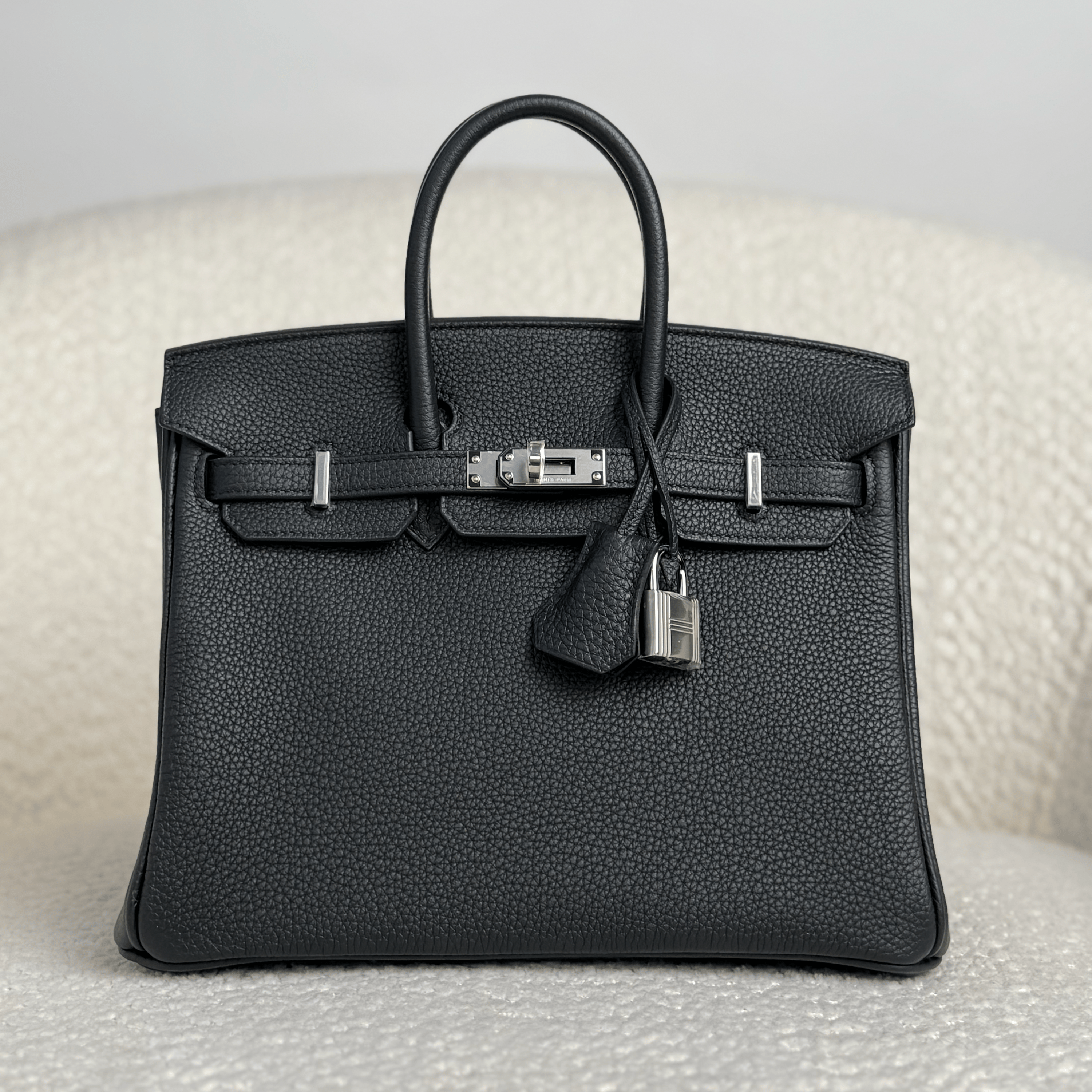 Black Leather Handbag for Women | Timeless Structured Tote