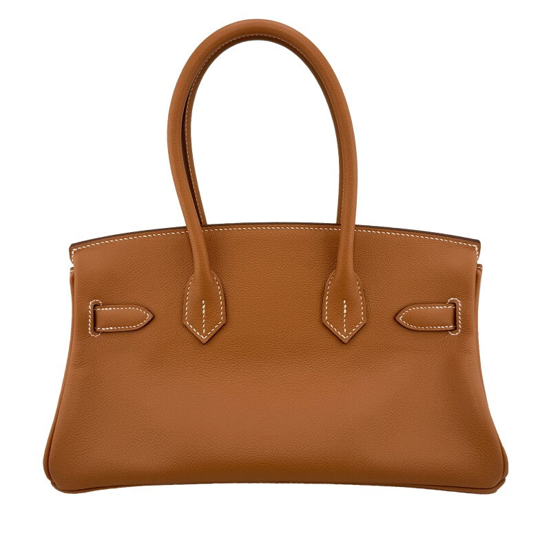 Luxury Leather Handbag | Grain Cowhide Leather | Caramel Brown