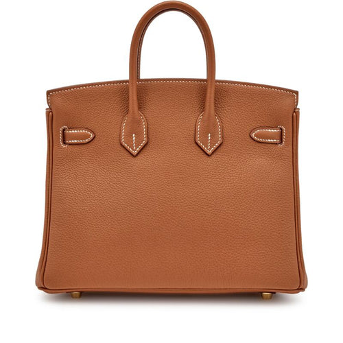 Caramel Structured Top Handle Bag