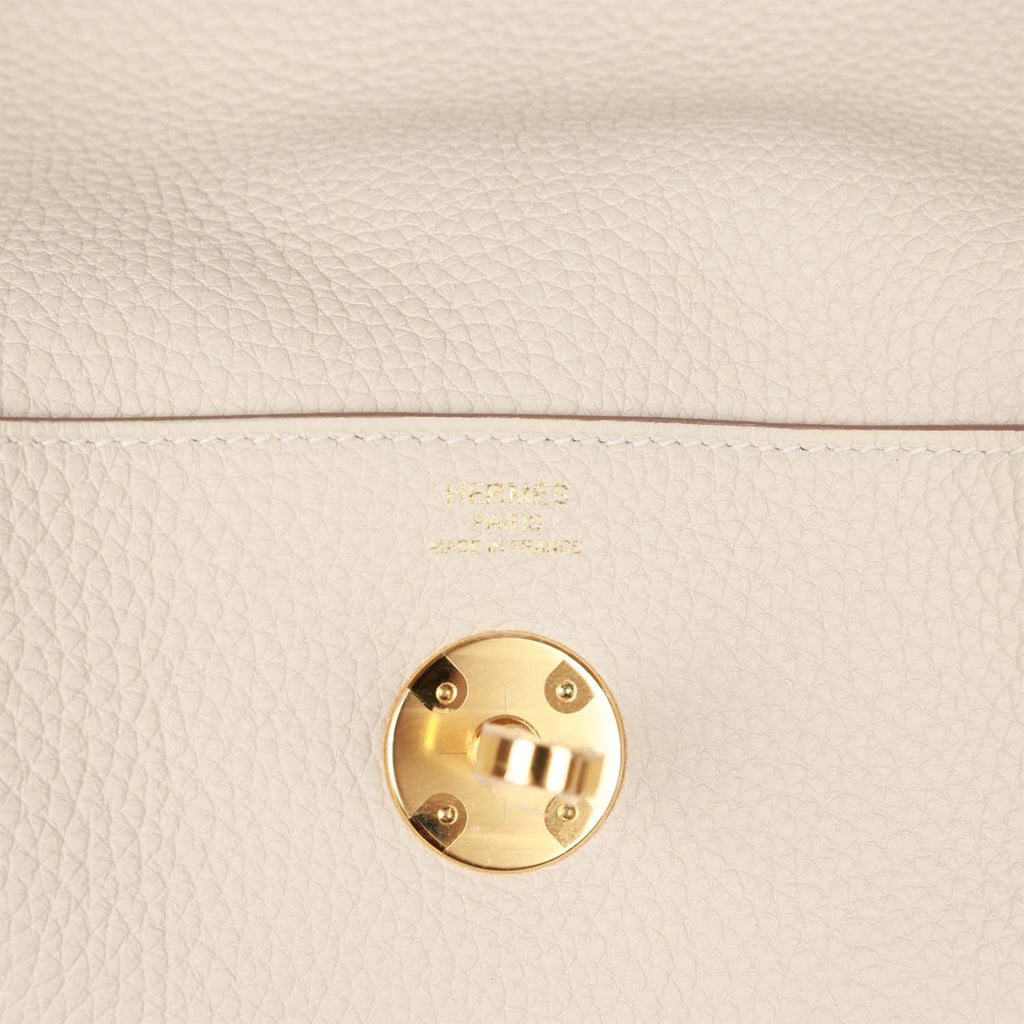 Luxury Designer Leather Shoulder Bag 26cm | Cream Pebbled Genuine Leather