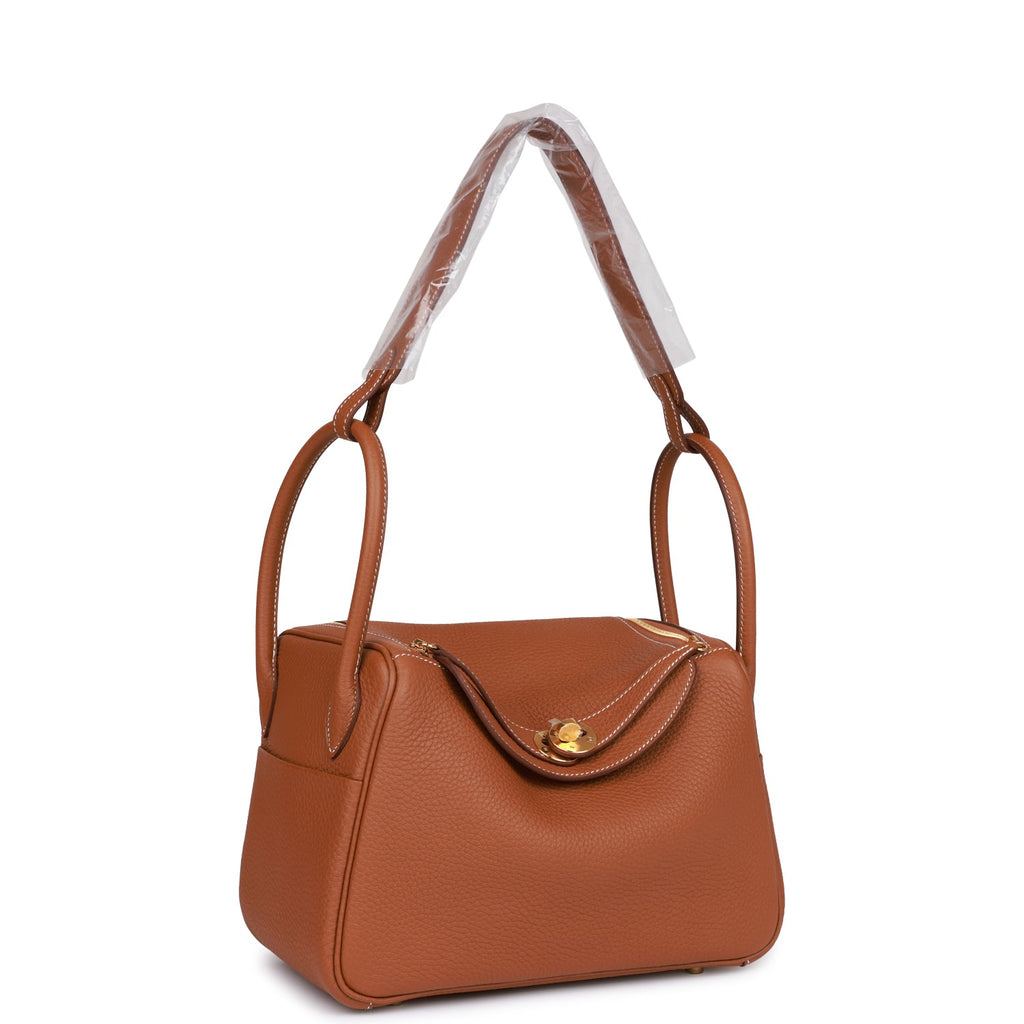 Luxury Designer Leather Shoulder Bag 26cm | Classic Saddle Brown Pebbled Genuine Leather